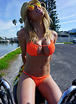 Meet Madden pics, orange bikini